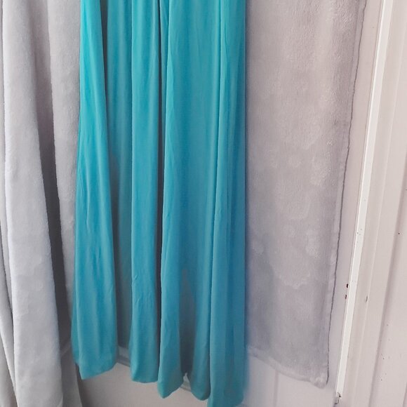 Comfy Aqua Flow! New York & Company Maxi - Picture 5 of 5